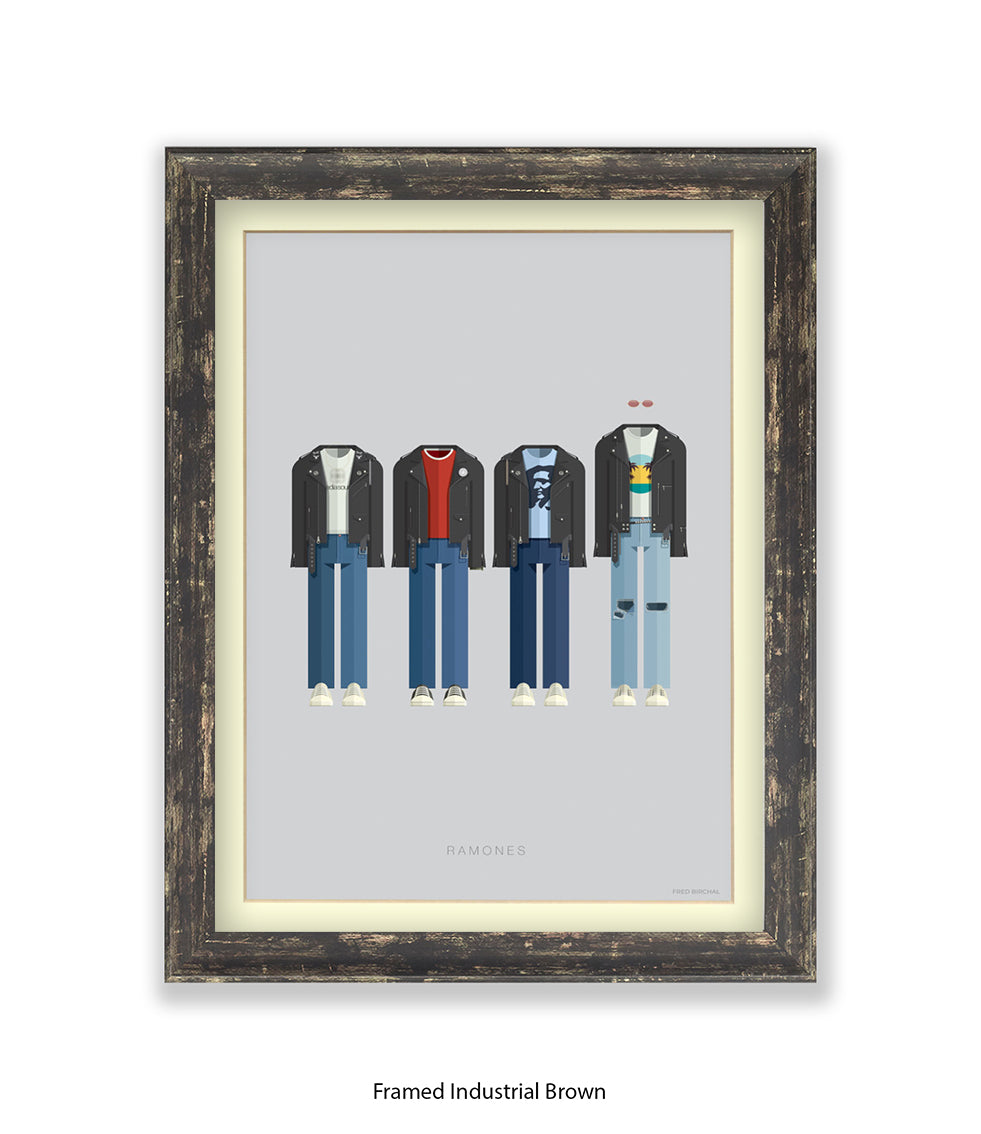 Ramones Fred Birchal Art Print