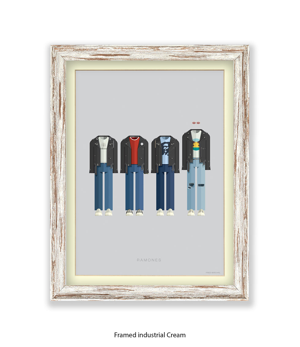 Ramones Fred Birchal Art Print