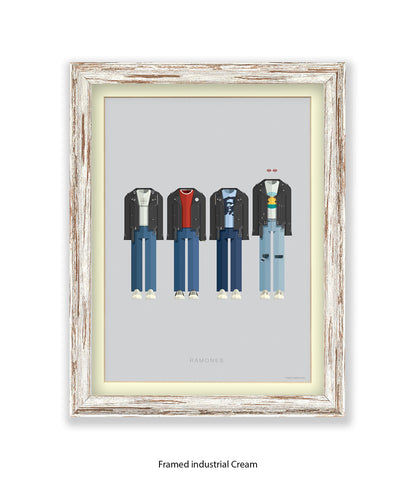 Ramones Fred Birchal Art Print