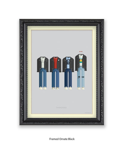 Ramones Fred Birchal Art Print
