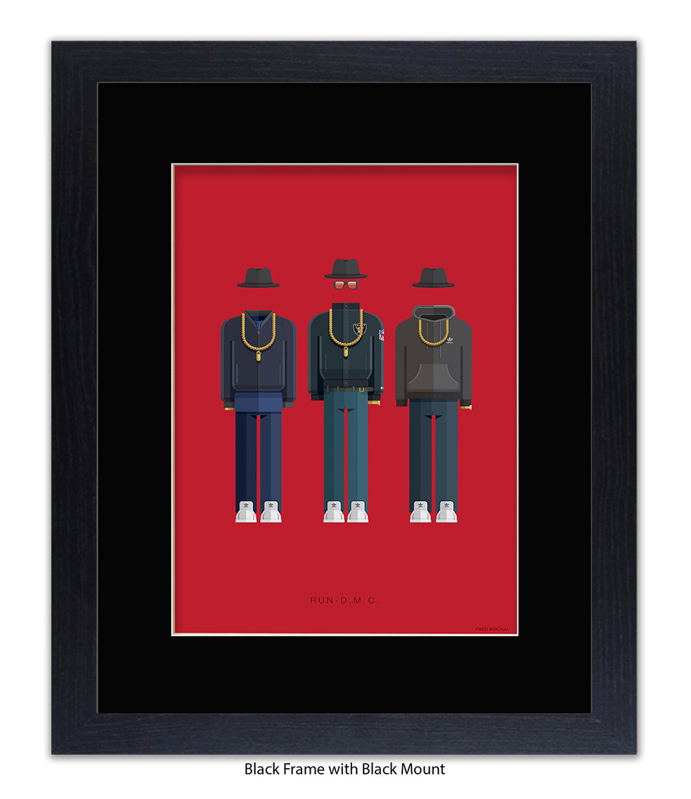 Run DMC Fred Birchal Art Print