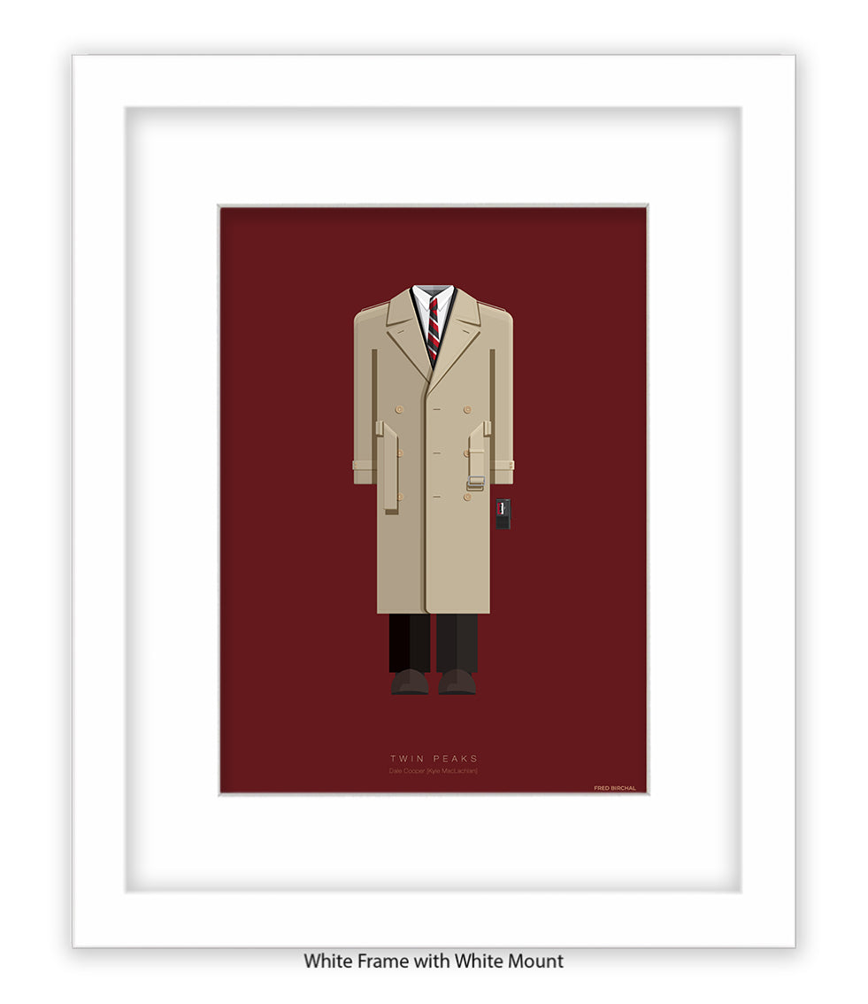 Twin Peaks  Dale Cooper Fred Birchal Art Print