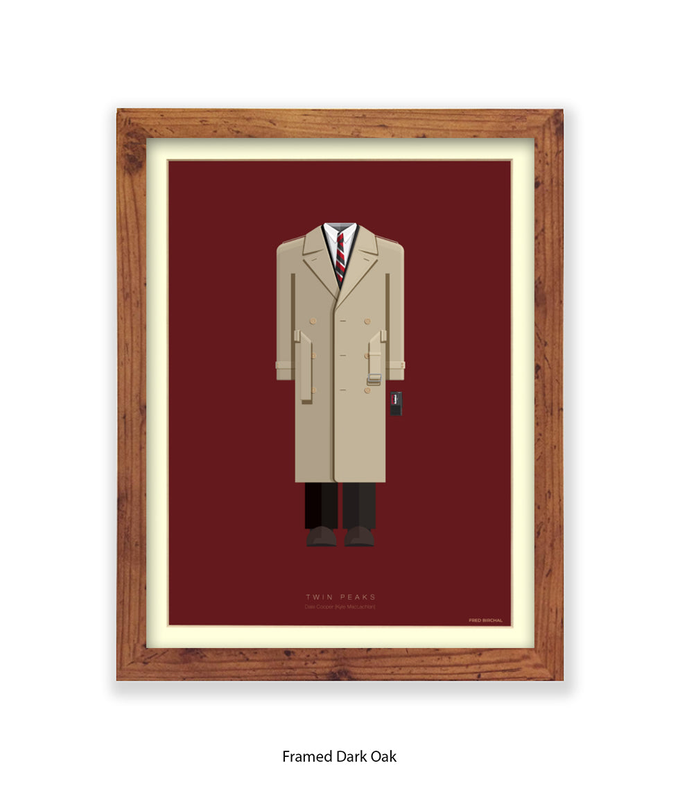 Twin Peaks  Dale Cooper Fred Birchal Art Print
