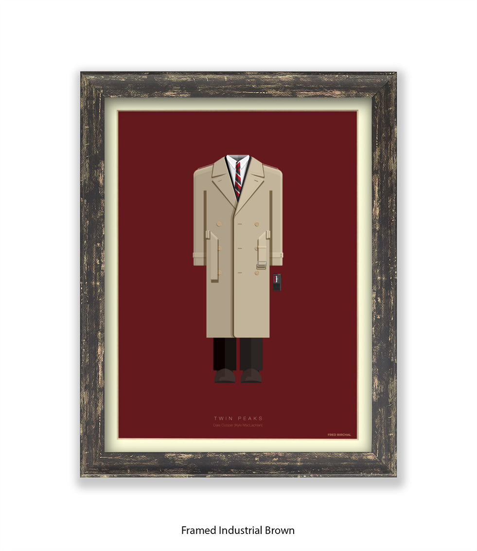 Twin Peaks  Dale Cooper Fred Birchal Art Print