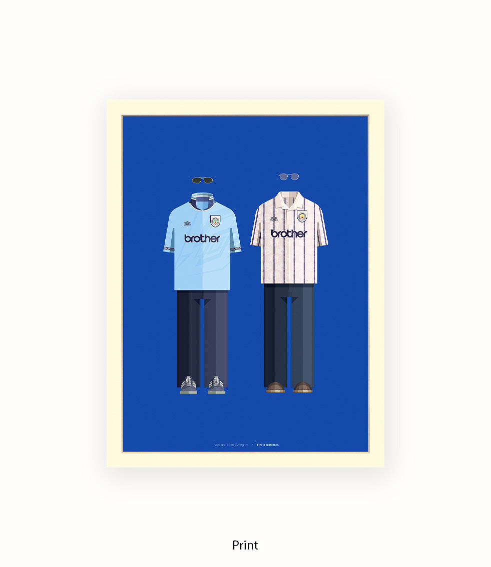 Oasis Brothers - Fred Birchal Art Print