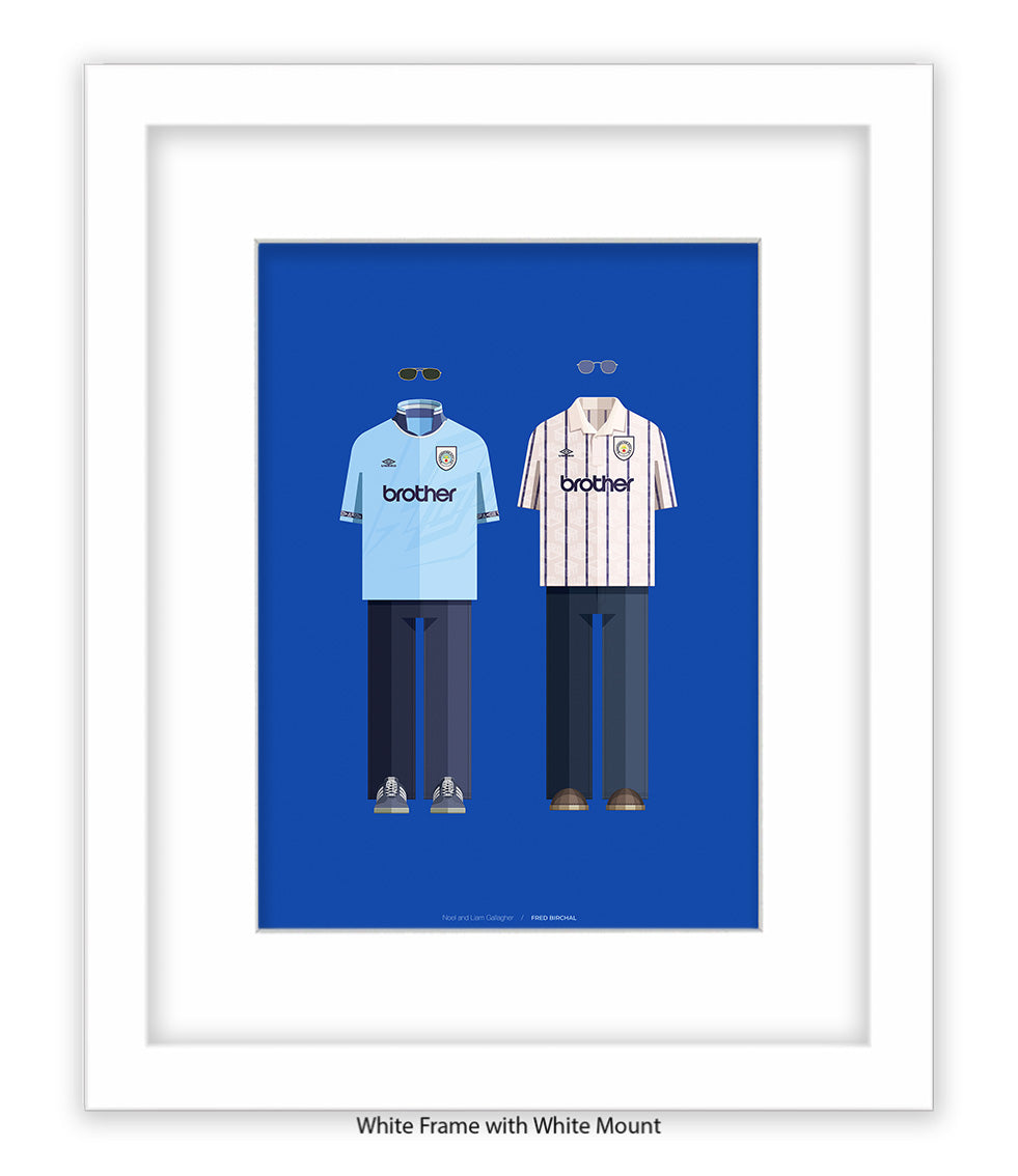 Oasis Brothers - Fred Birchal Art Print