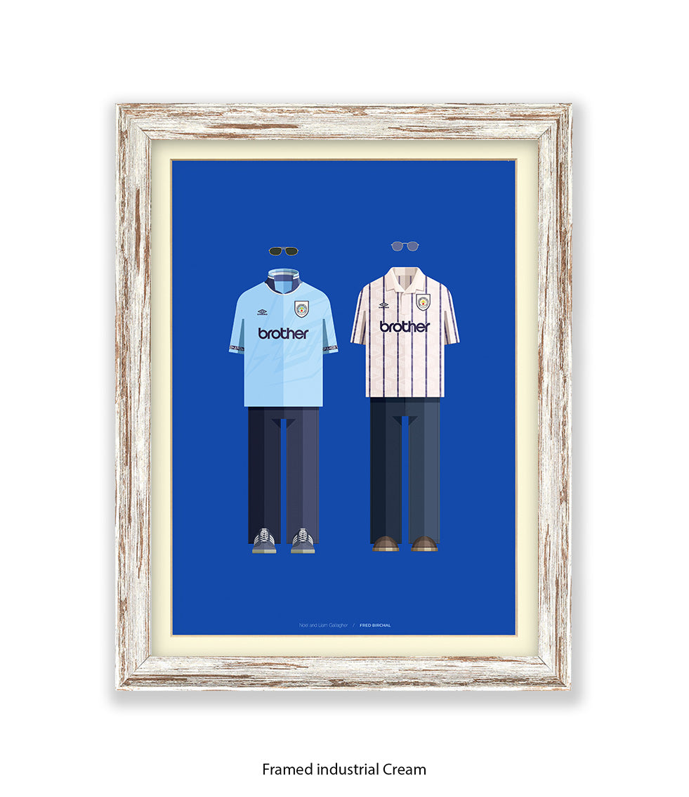 Oasis Brothers - Fred Birchal Art Print