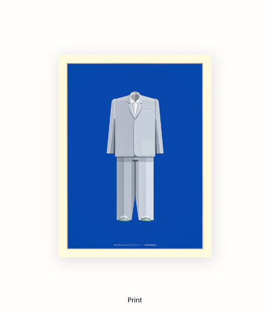 Talking Heads - David Byrne - Fred Birchal - Art Print