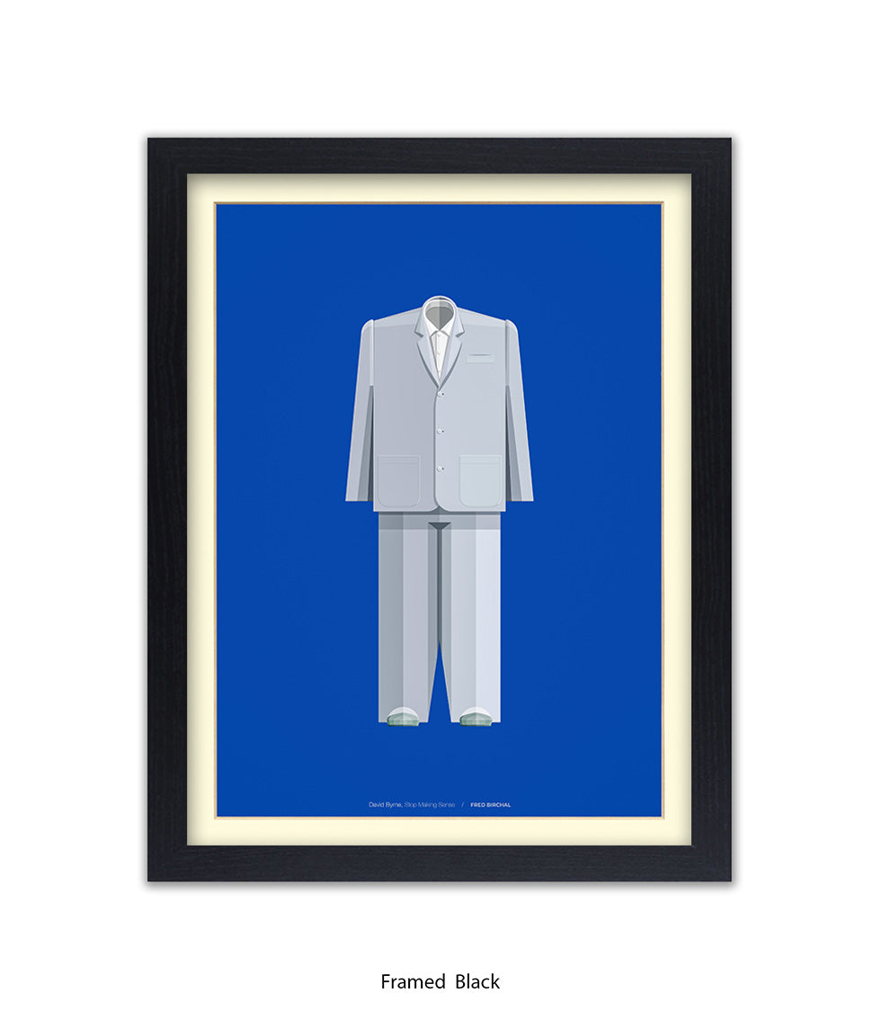 Talking Heads - David Byrne - Fred Birchal - Art Print