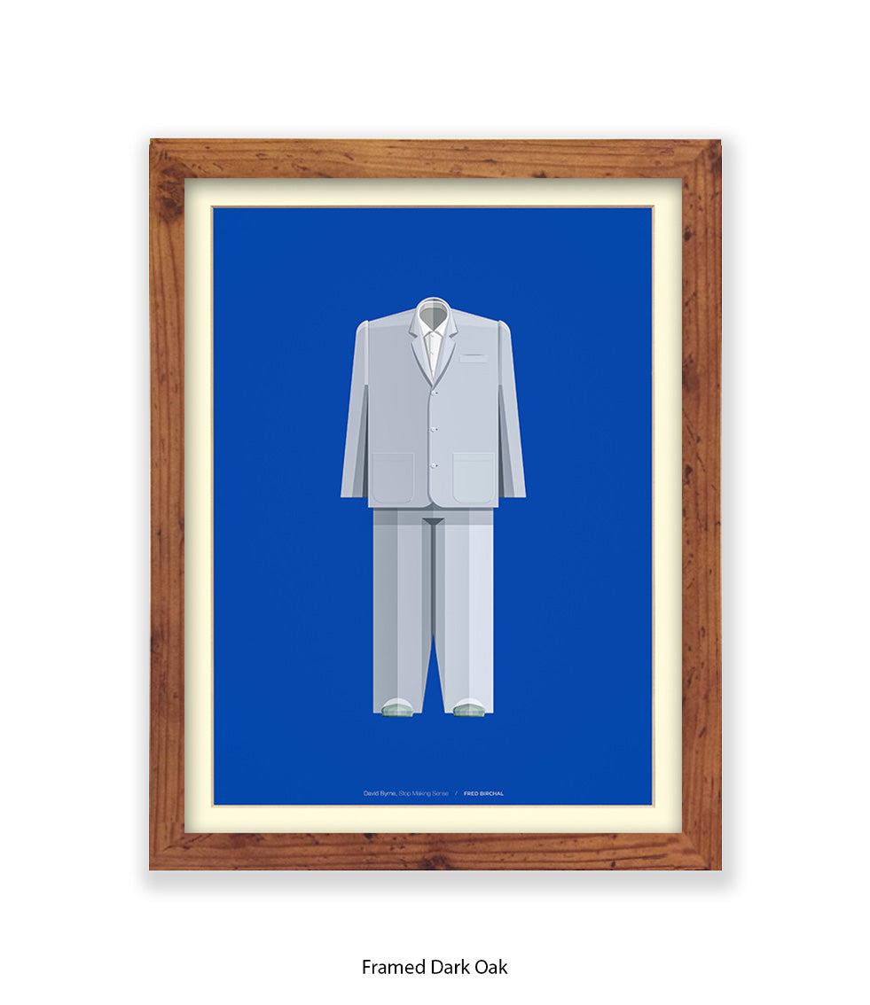 Talking Heads - David Byrne - Fred Birchal - Art Print