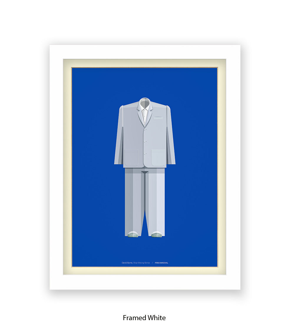 Talking Heads - David Byrne - Fred Birchal - Art Print