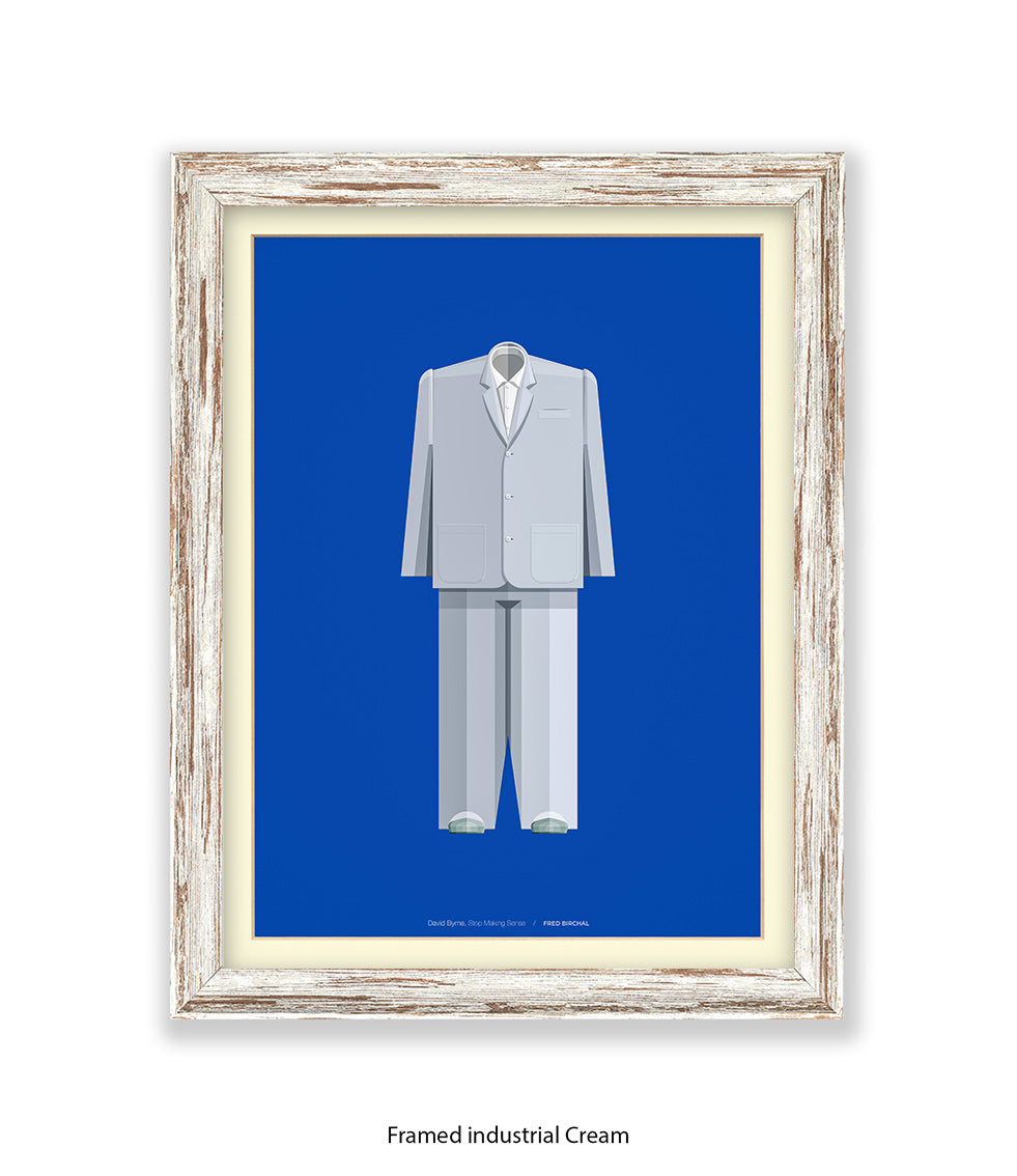 Talking Heads - David Byrne - Fred Birchal - Art Print
