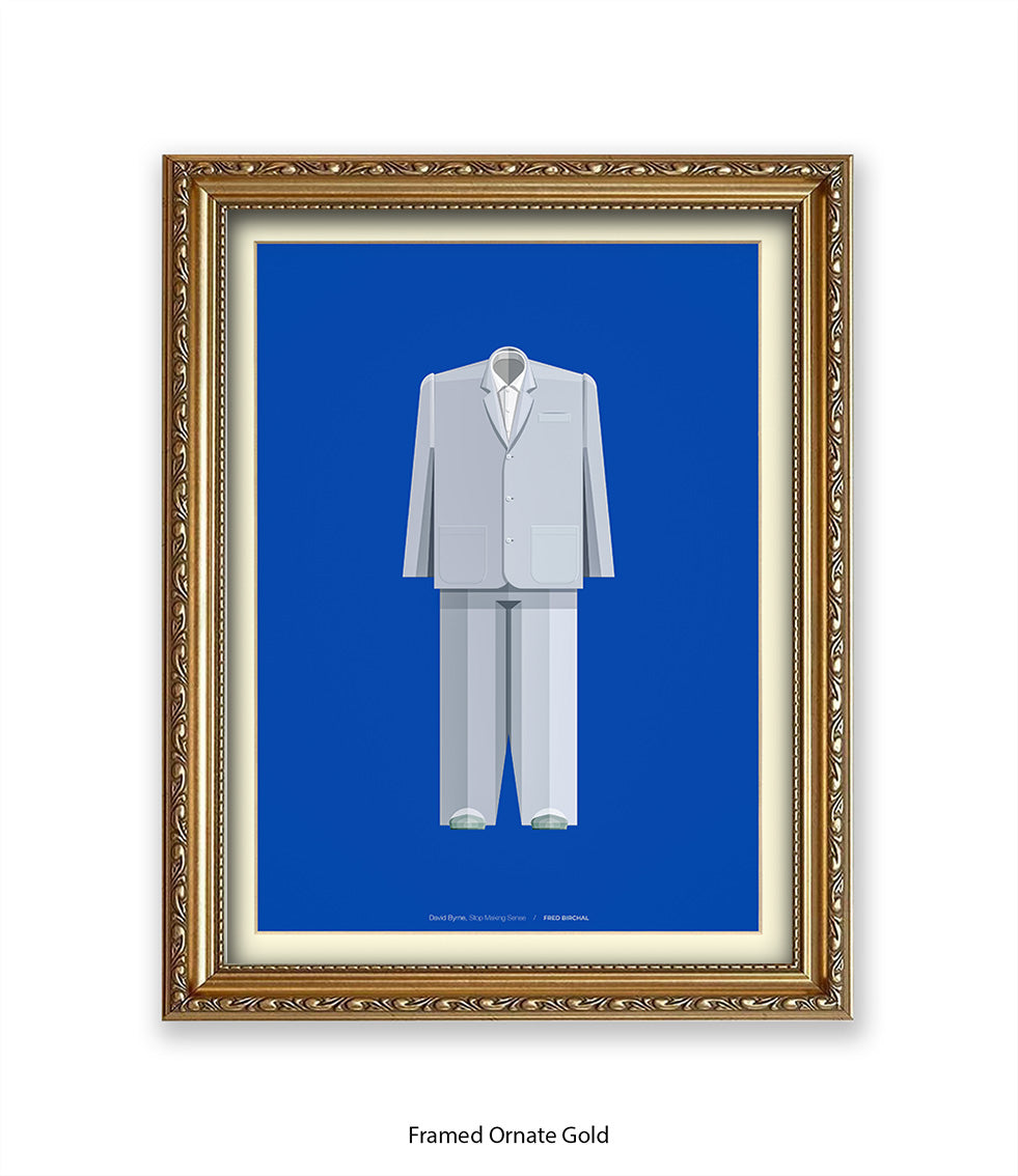 Talking Heads - David Byrne - Fred Birchal - Art Print