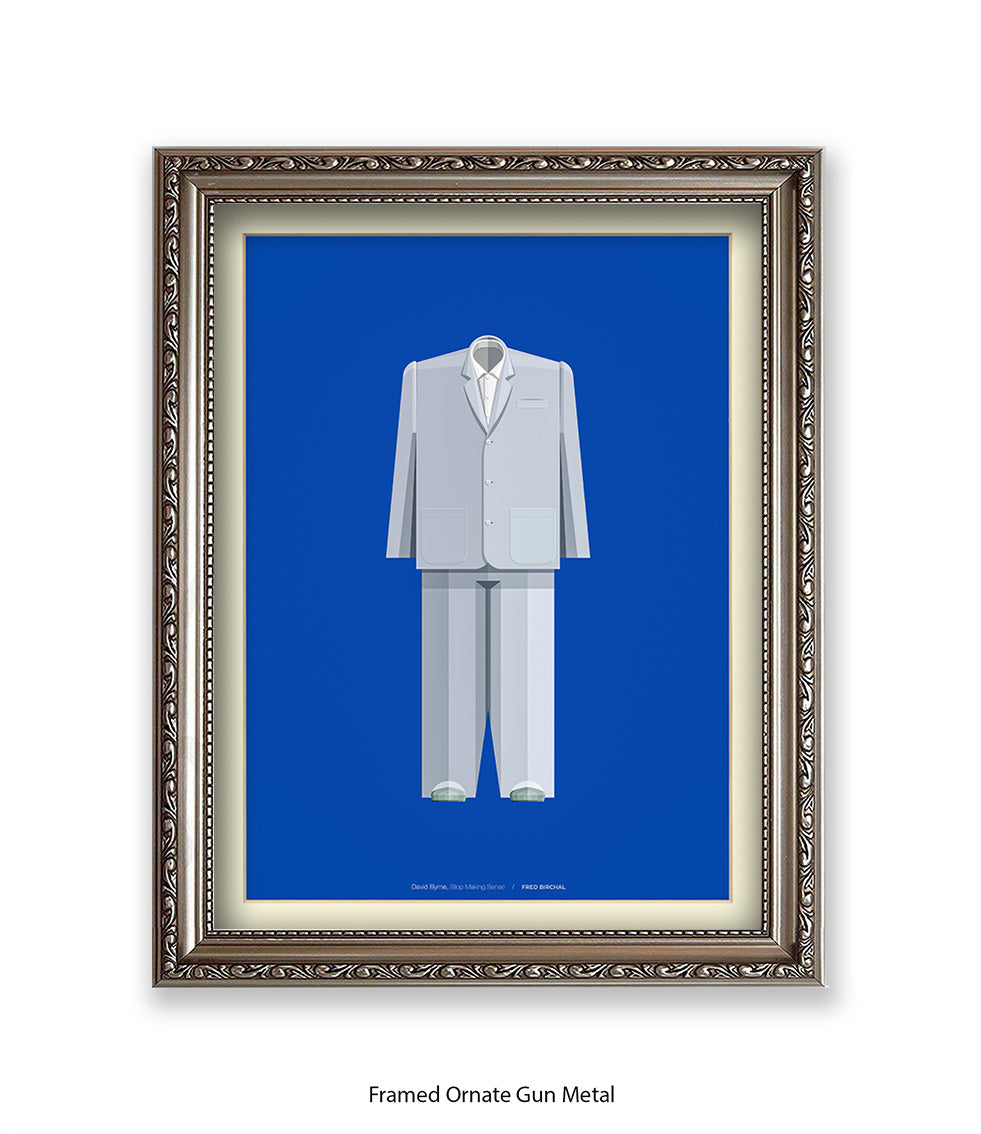 Talking Heads - David Byrne - Fred Birchal - Art Print