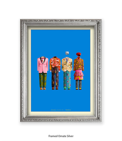 Talking Heads - Group - Fred Birchal Art Print