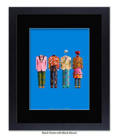 Talking Heads - Group - Fred Birchal Art Print