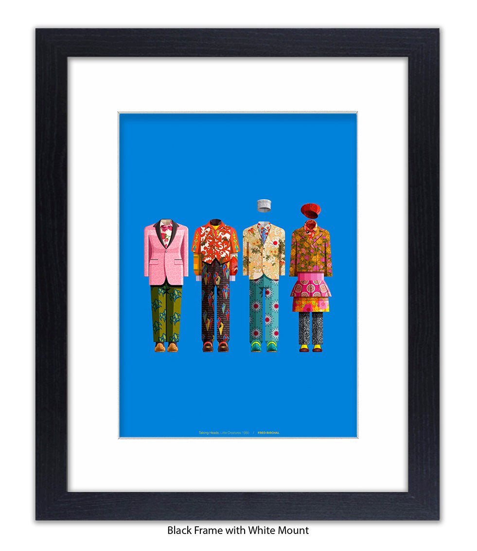 Talking Heads - Group - Fred Birchal Art Print
