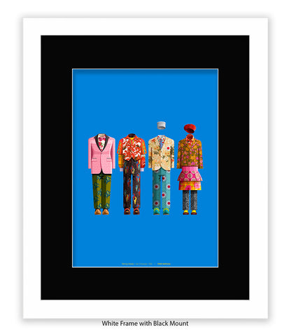 Talking Heads - Group - Fred Birchal Art Print