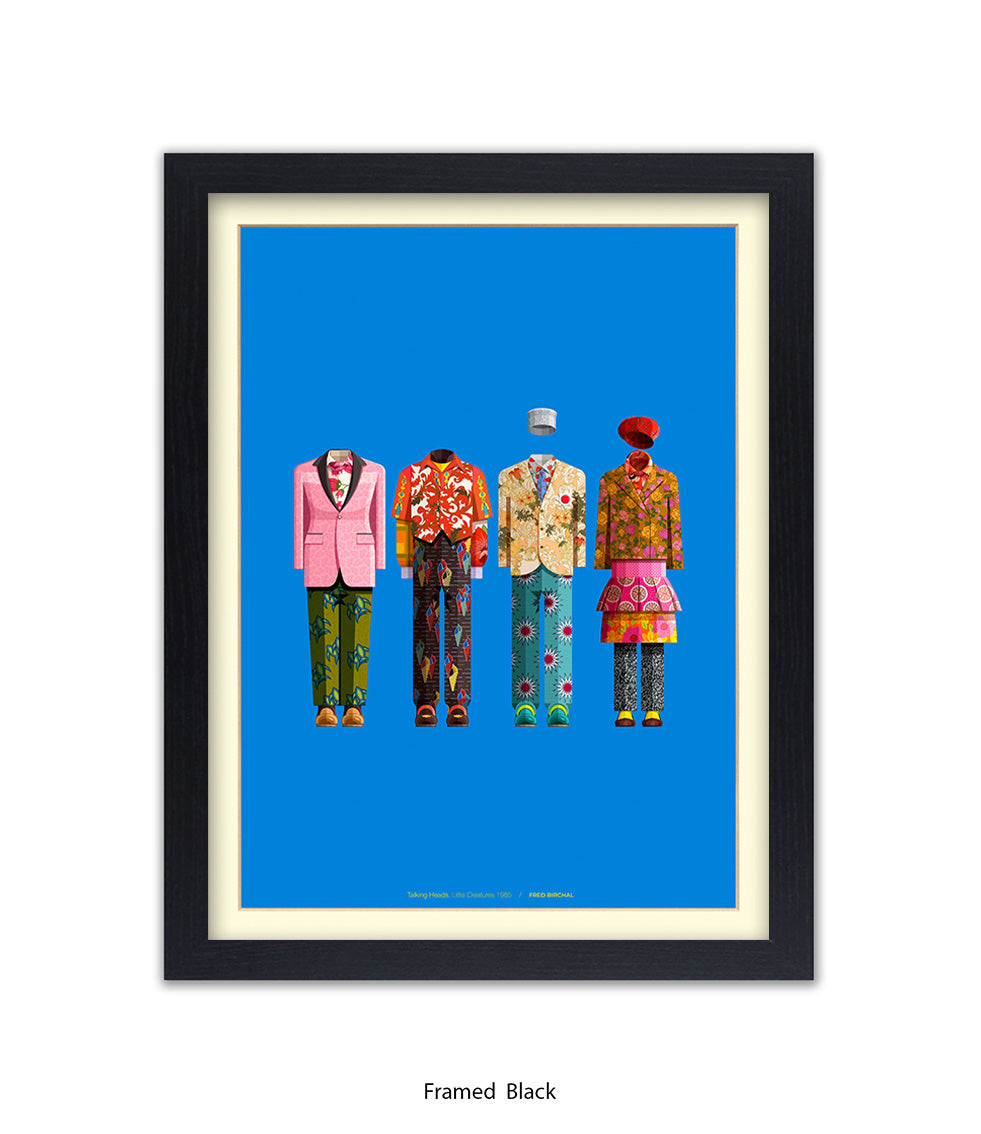 Talking Heads - Group - Fred Birchal Art Print