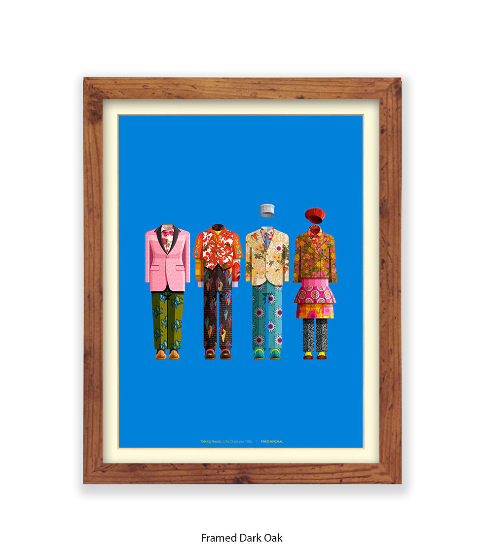 Talking Heads - Group - Fred Birchal Art Print