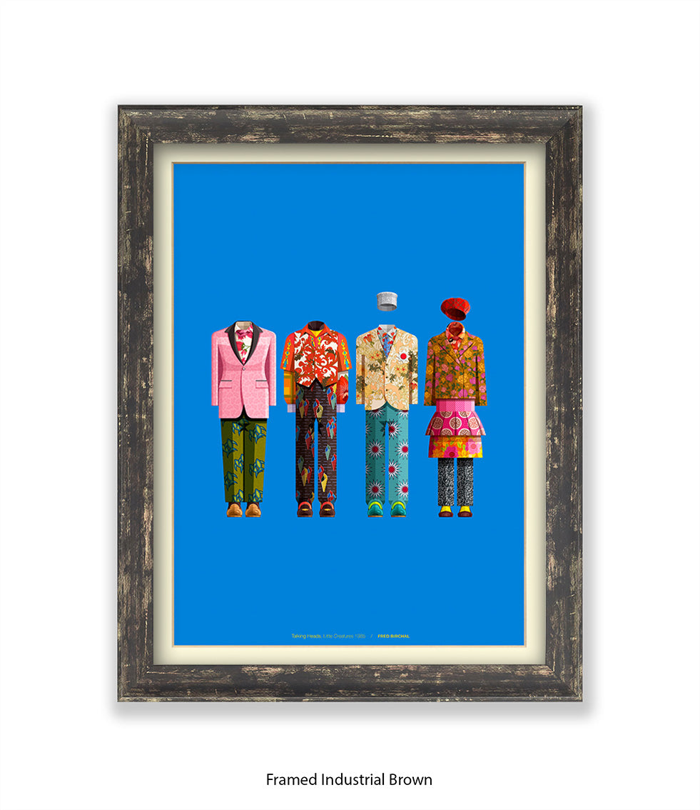 Talking Heads - Group - Fred Birchal Art Print