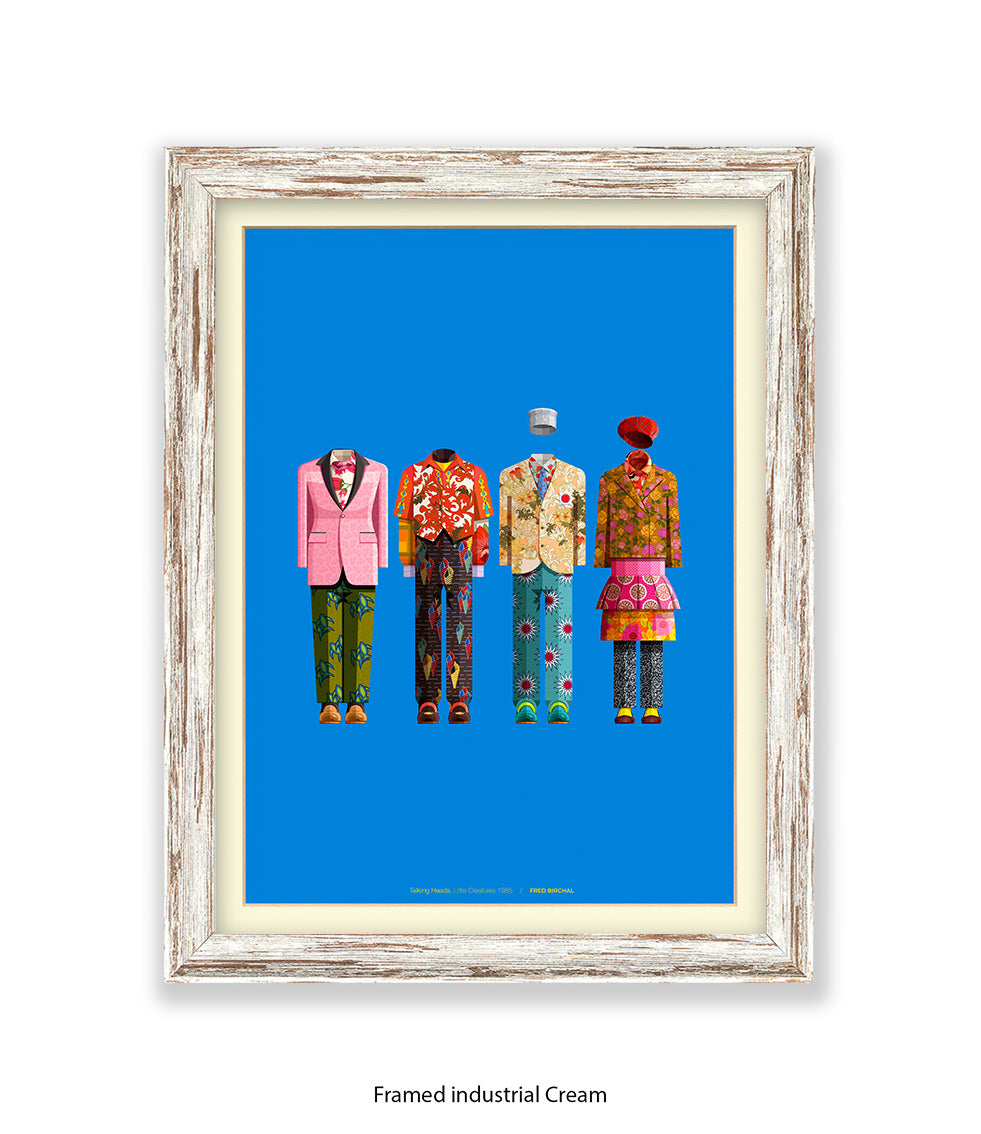 Talking Heads - Group - Fred Birchal Art Print