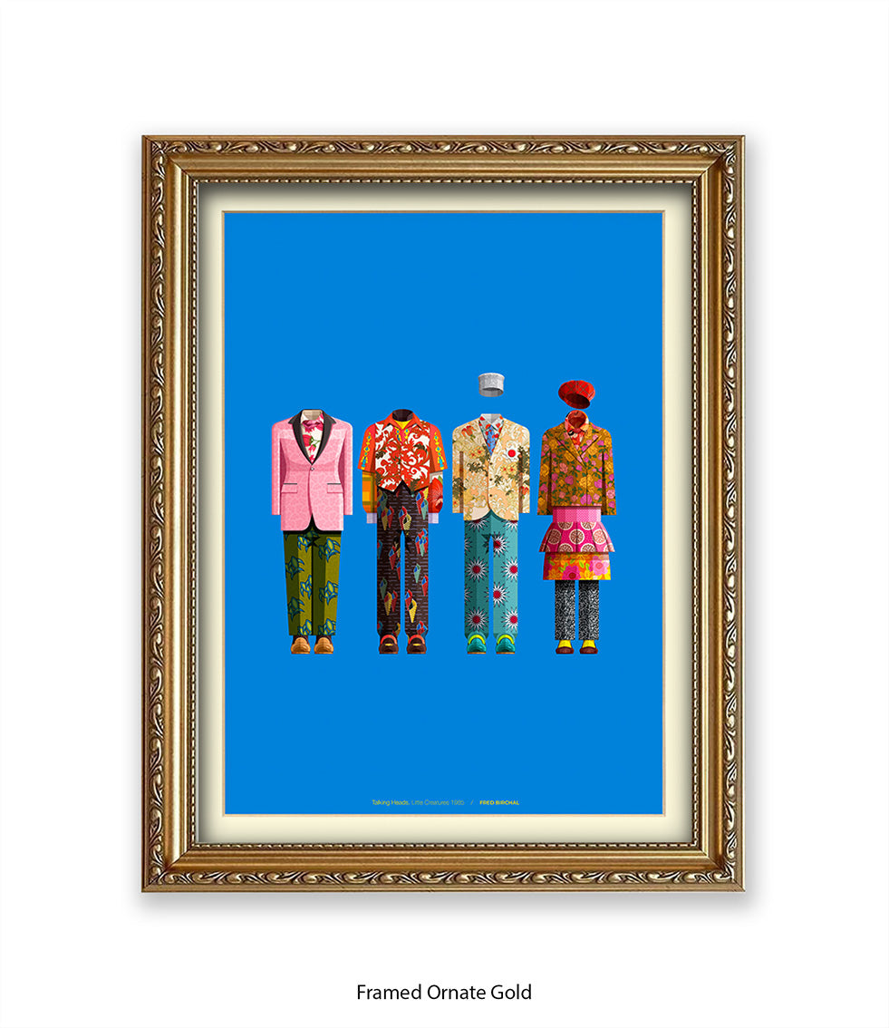 Talking Heads - Group - Fred Birchal Art Print