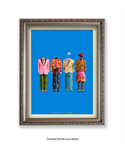 Talking Heads - Group - Fred Birchal Art Print