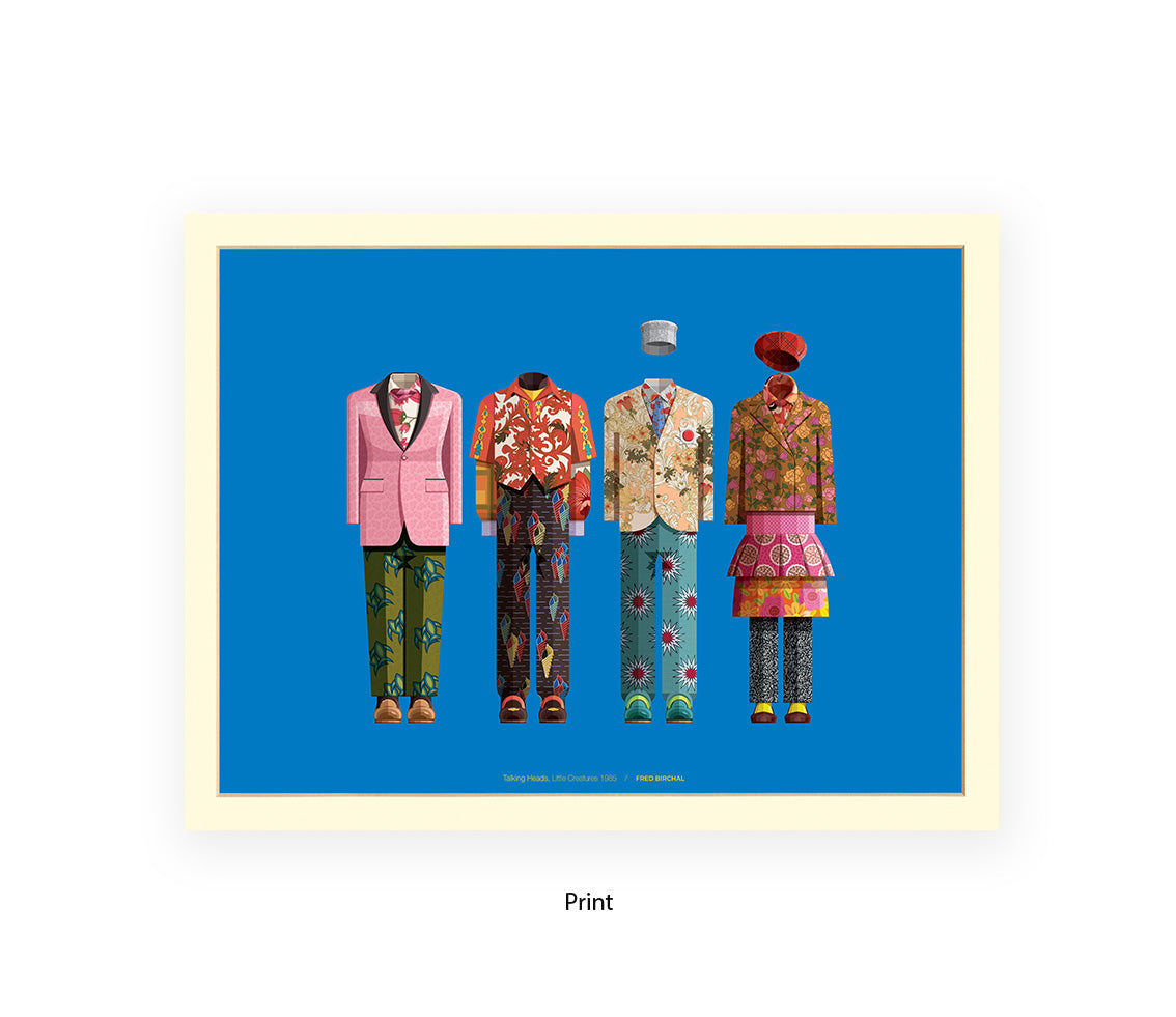 Talking Heads - Group - H - Fred Birchal Art Print