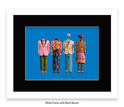 Talking Heads - Group - H - Fred Birchal Art Print