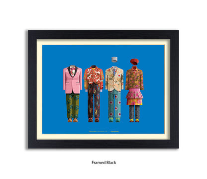 Talking Heads - Group - H - Fred Birchal Art Print