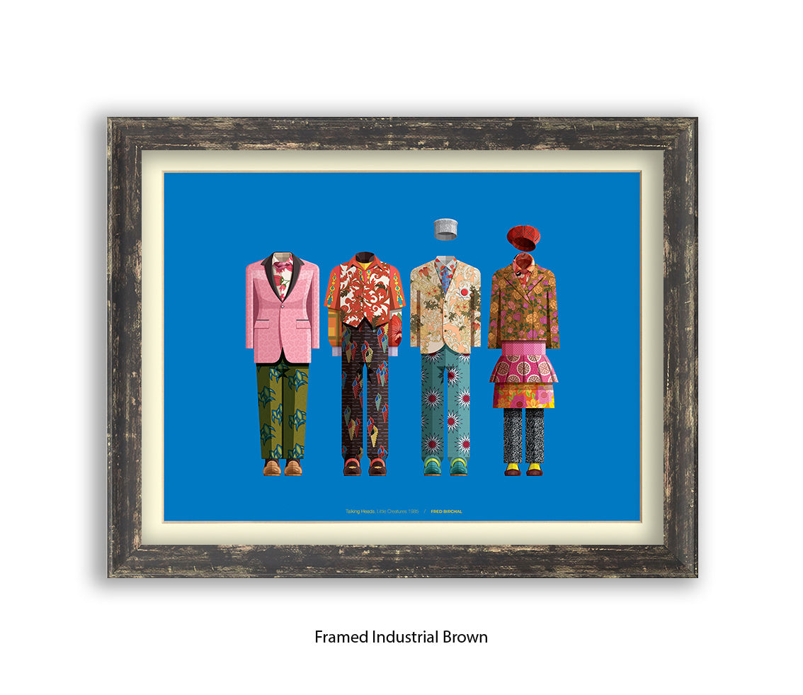 Talking Heads - Group - H - Fred Birchal Art Print