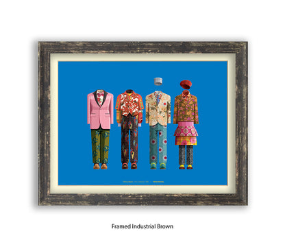 Talking Heads - Group - H - Fred Birchal Art Print