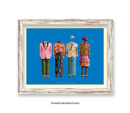 Talking Heads - Group - H - Fred Birchal Art Print