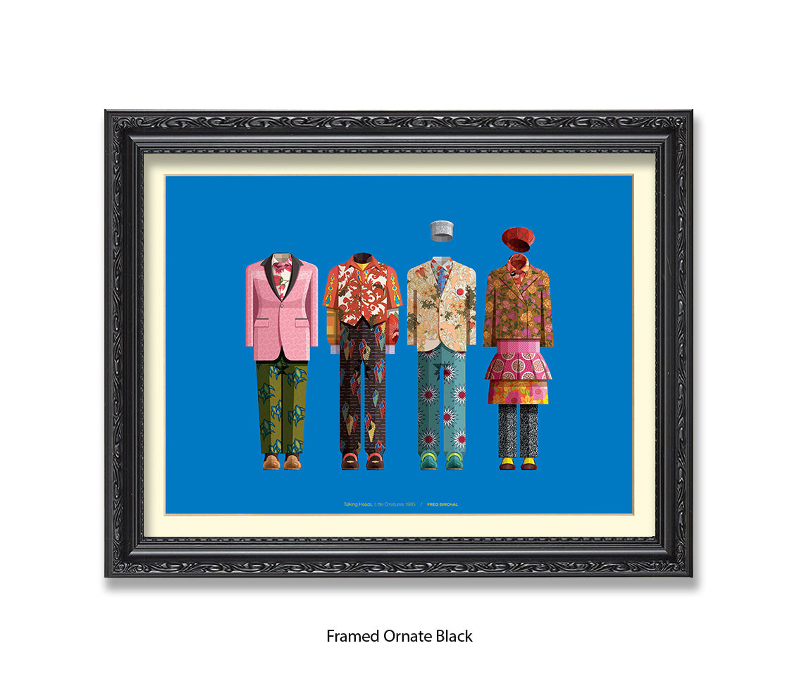 Talking Heads - Group - H - Fred Birchal Art Print