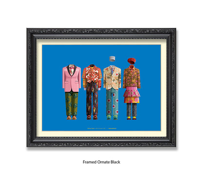 Talking Heads - Group - H - Fred Birchal Art Print