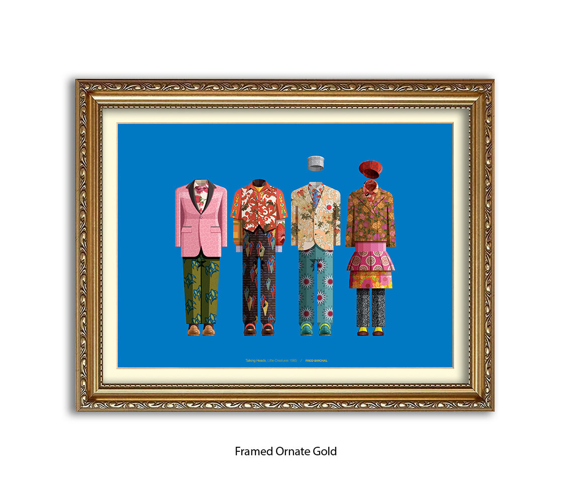 Talking Heads - Group - H - Fred Birchal Art Print