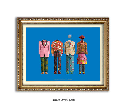 Talking Heads - Group - H - Fred Birchal Art Print