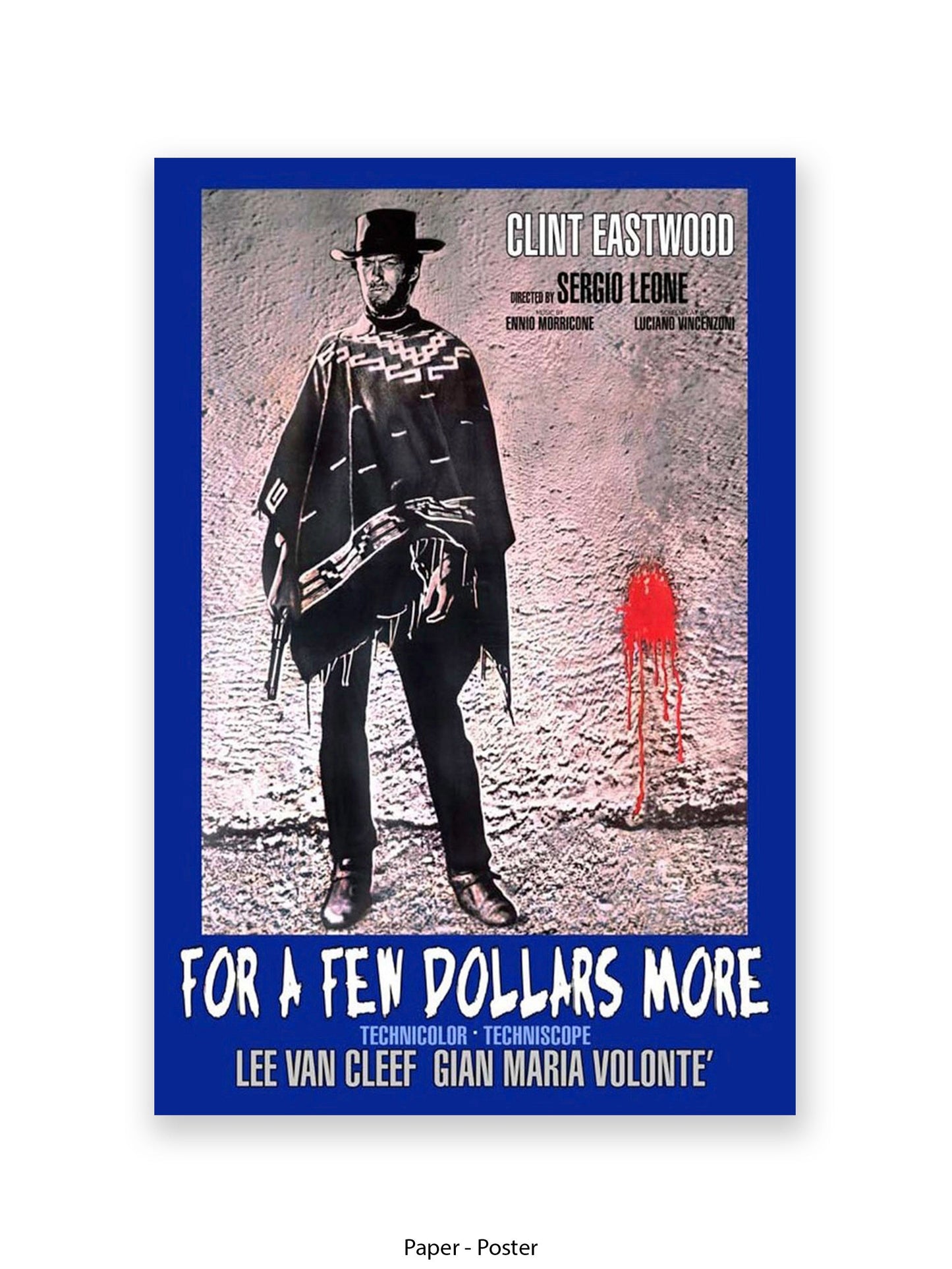 For A Few Dollars More - 1980s One sheet poster