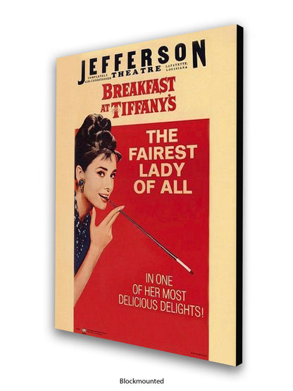 Breakfast At Tiffany's - Jefferson Theatre - 1985 - Red - One sheet poster