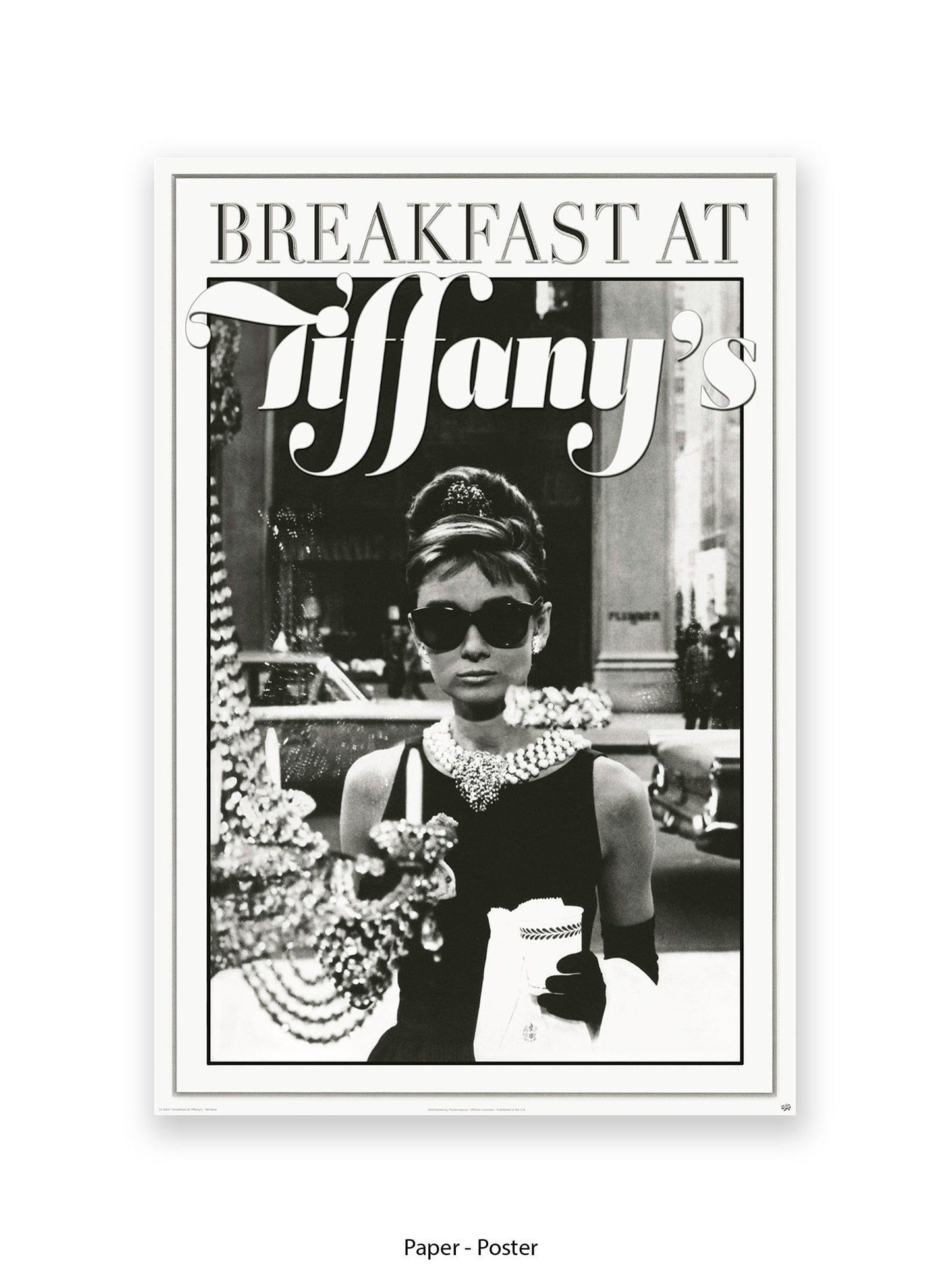 Breakfast At Tiffany's  - Window Coffee Cup - One sheet poster