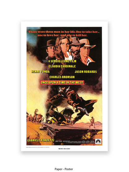 Once Upon A Time In The West - rare 1980s - One sheet poster
