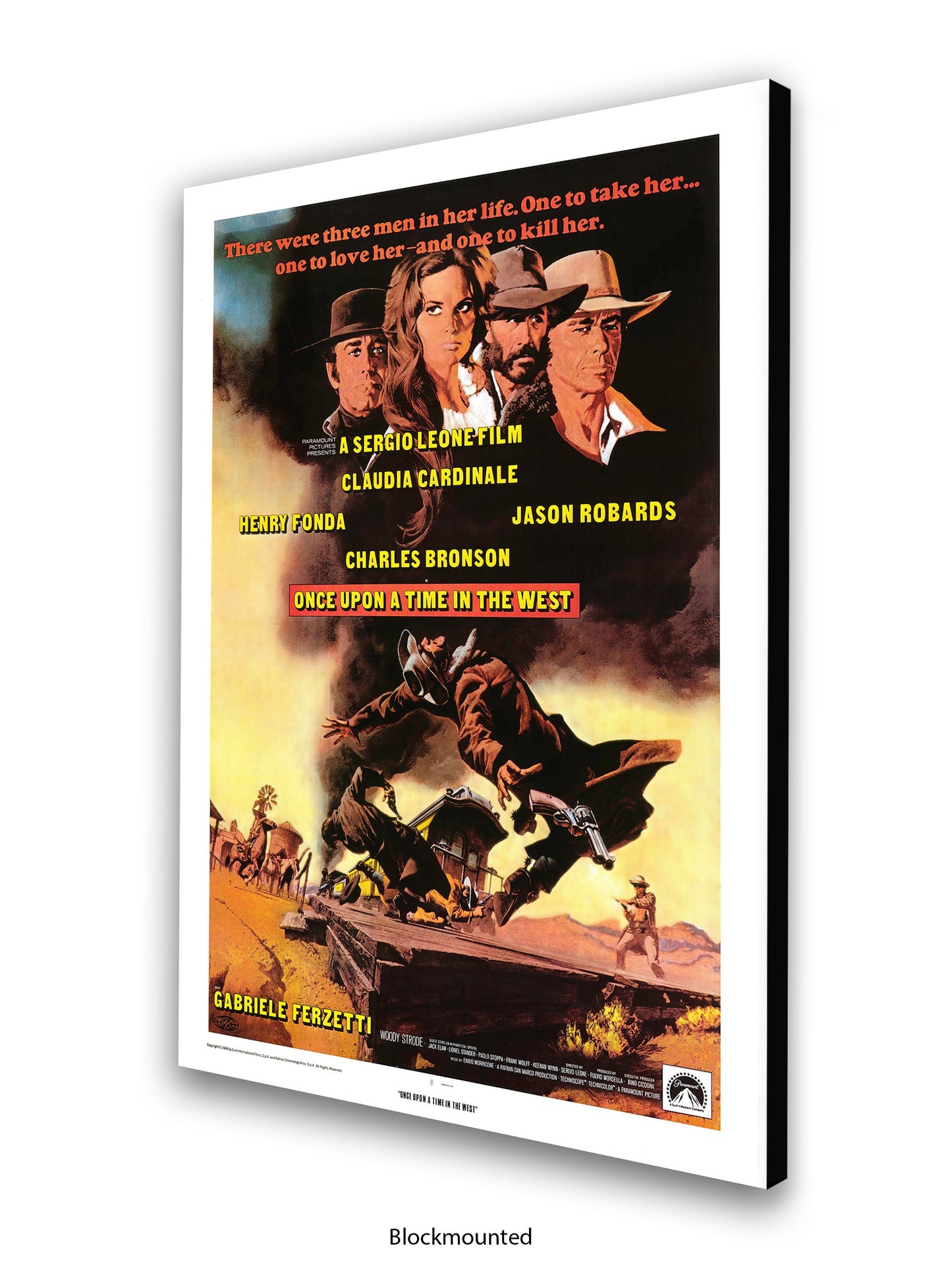 Once Upon A Time In The West - rare 1980s - One sheet poster