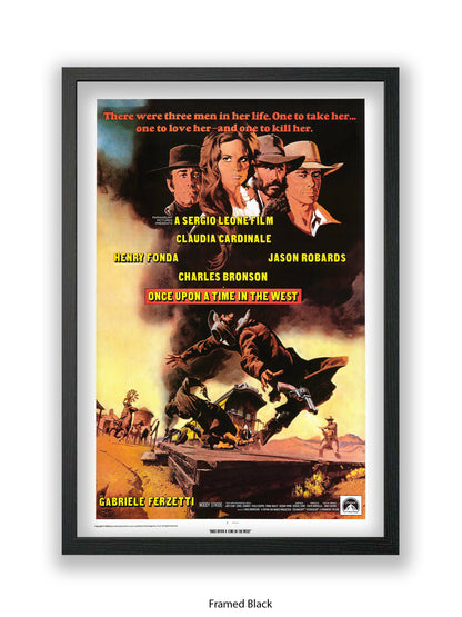 Once Upon A Time In The West - rare 1980s - One sheet poster