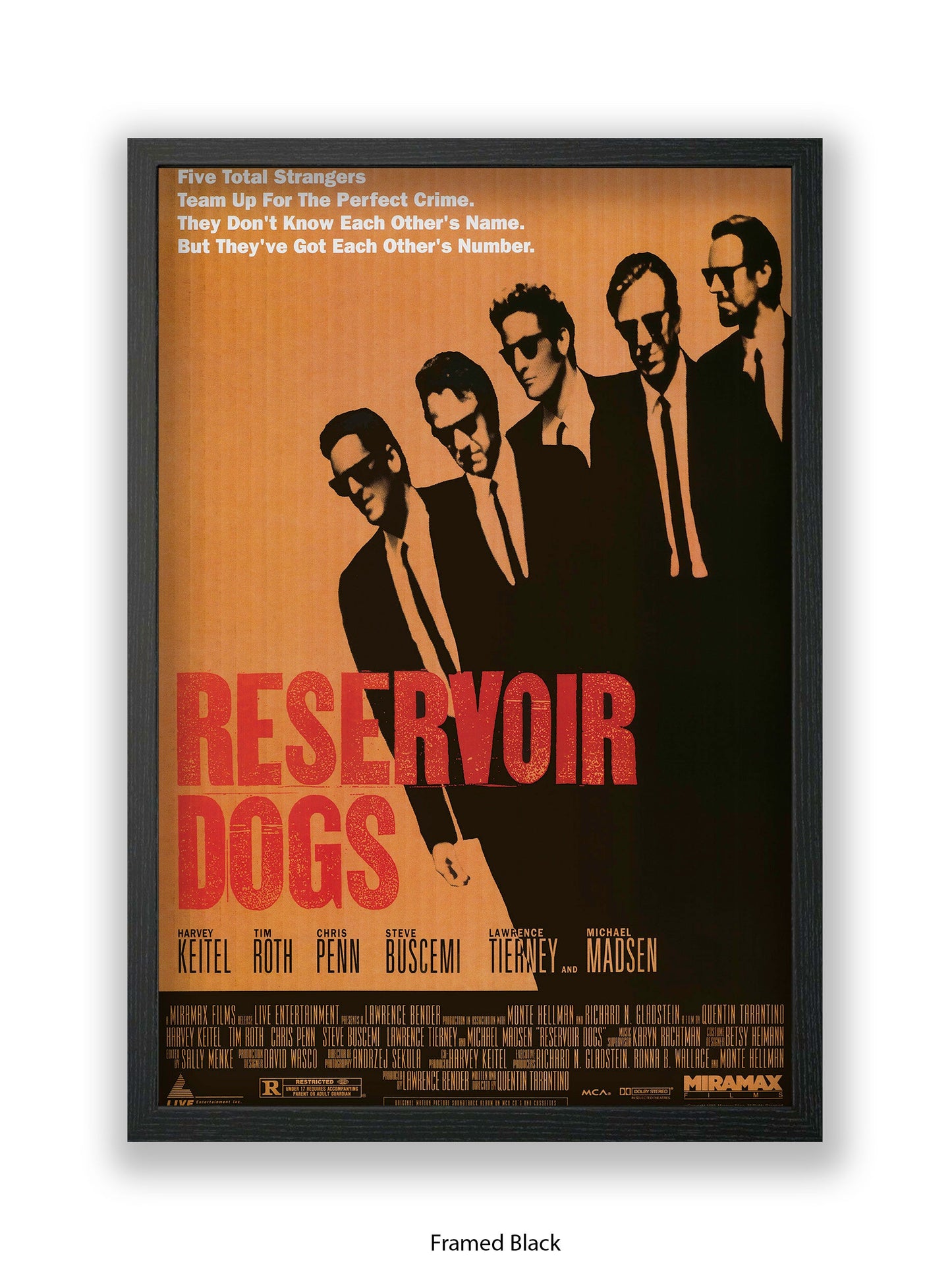 Reservoir Dogs - Five Total Strangers - One sheet poster