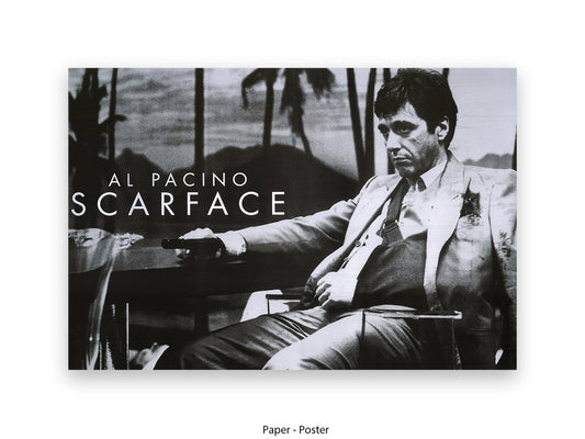 Scarface - Sling - French - Very rare 1980s- One sheet poster