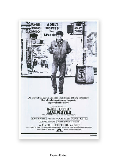 Taxi Driver - Film Promo - 1980s One sheet poster