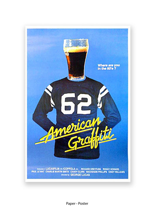 American Graffiti - 1980s One sheet poster
