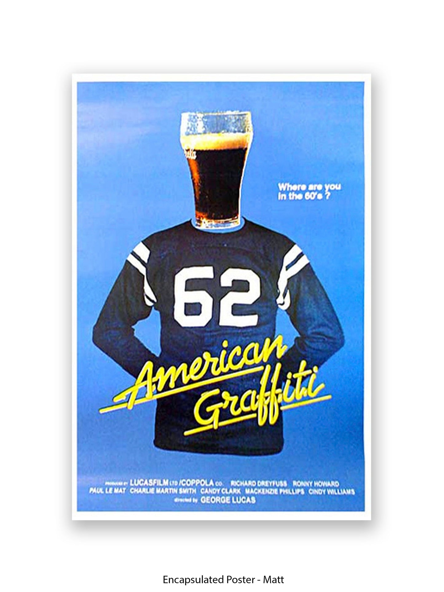 American Graffiti - 1980s One sheet poster