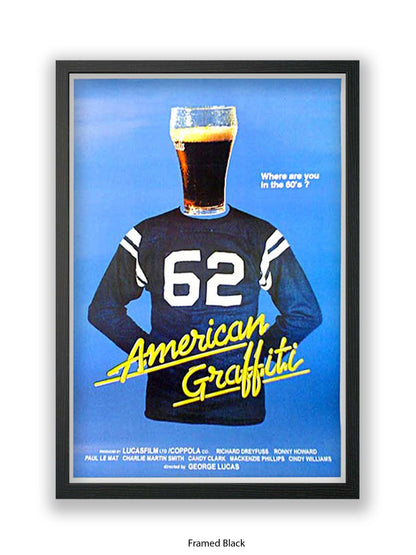 American Graffiti - 1980s One sheet poster